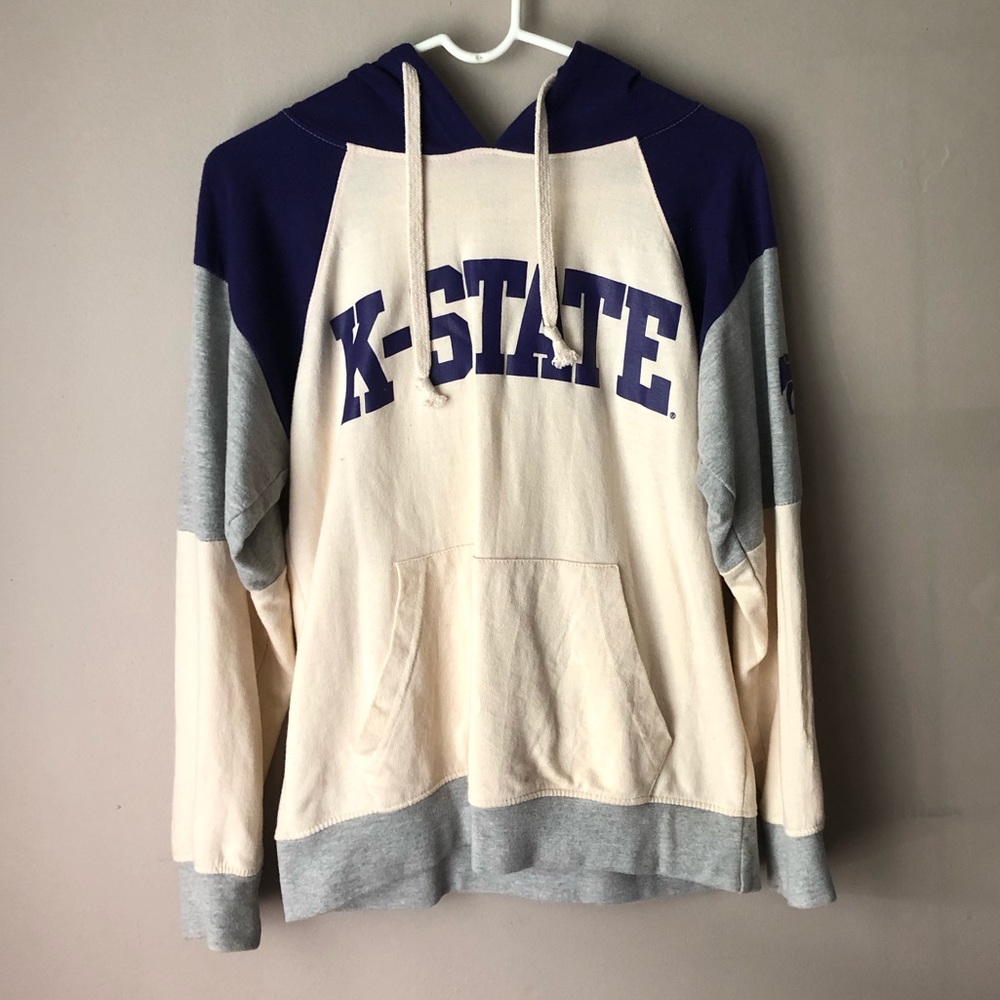 Kansas State Hoodie size small purple & grey